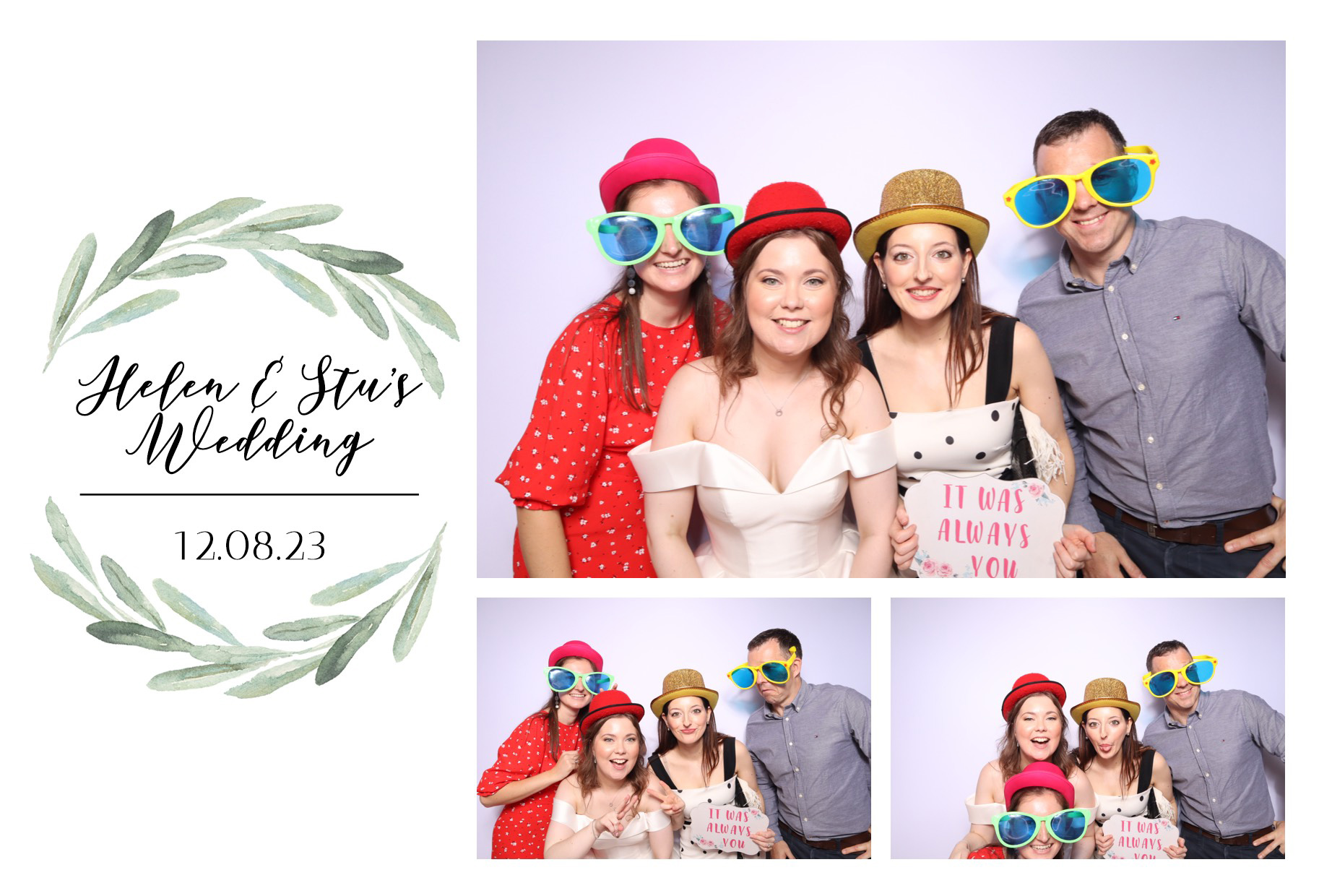 Helen & Stu | View more photos from the event at images.mobile-photo-booth.com/u/MobilePhotoBoothUK/Helen-Stu