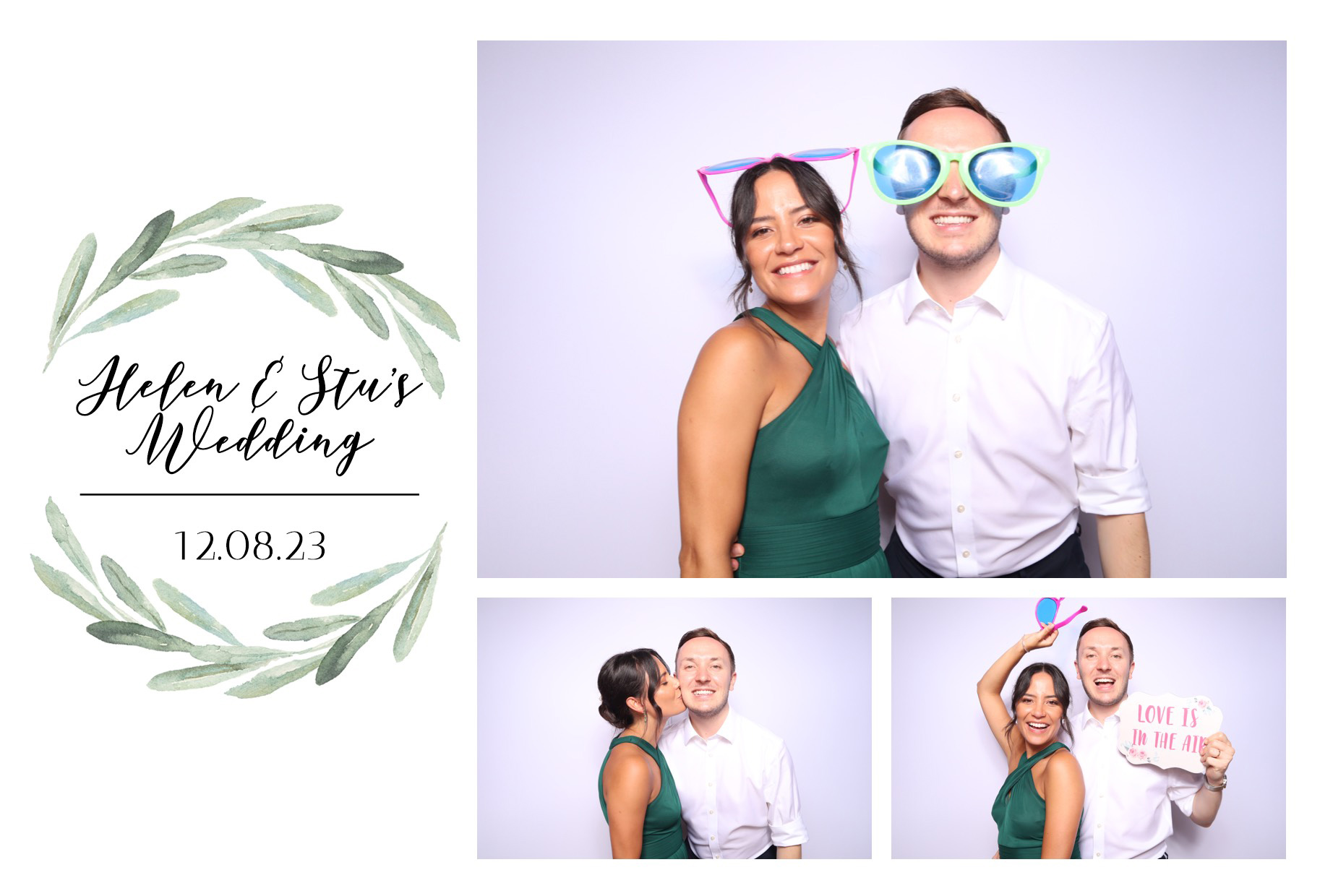Helen & Stu | View more photos from the event at images.mobile-photo-booth.com/u/MobilePhotoBoothUK/Helen-Stu