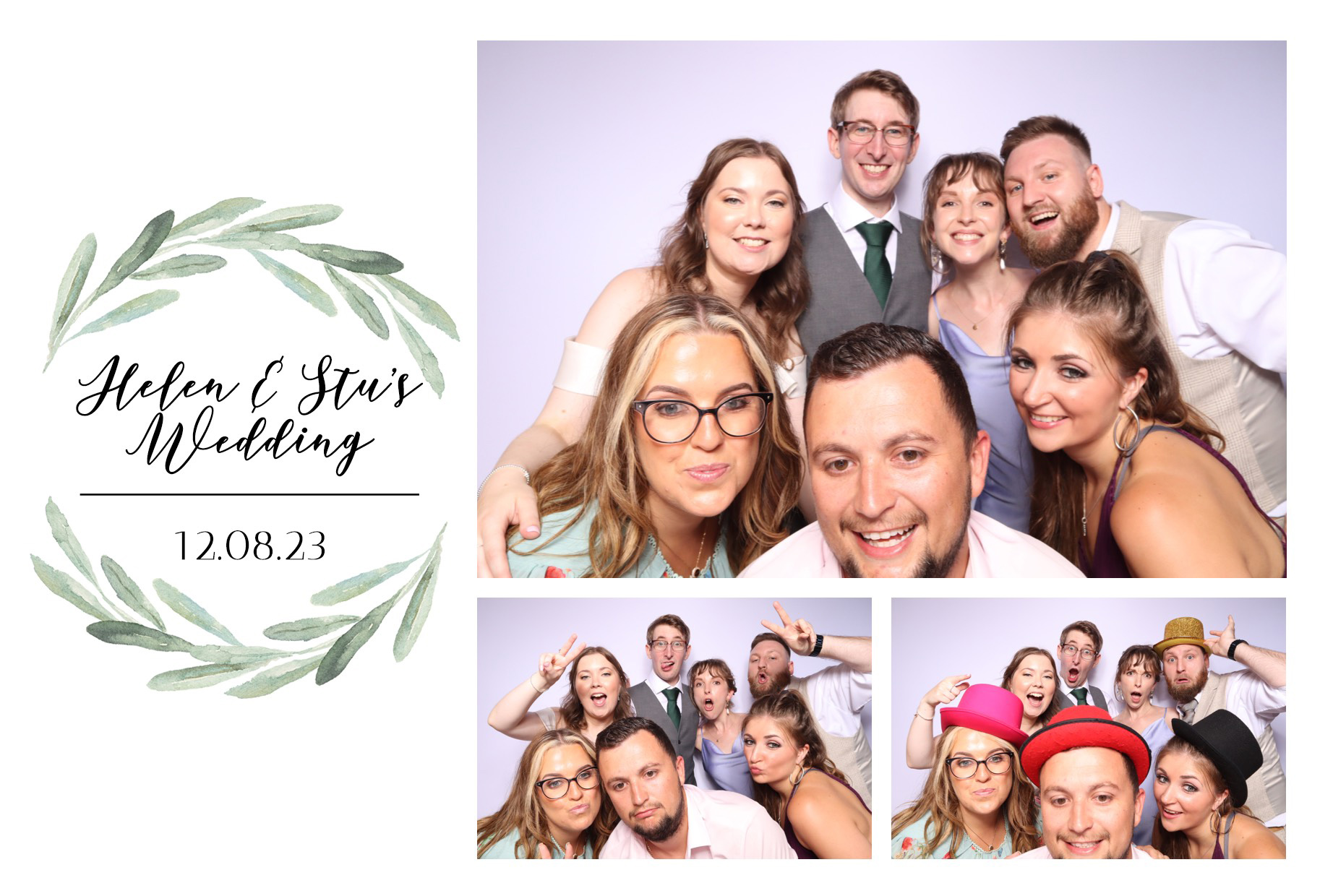 Helen & Stu | View more photos from the event at images.mobile-photo-booth.com/u/MobilePhotoBoothUK/Helen-Stu
