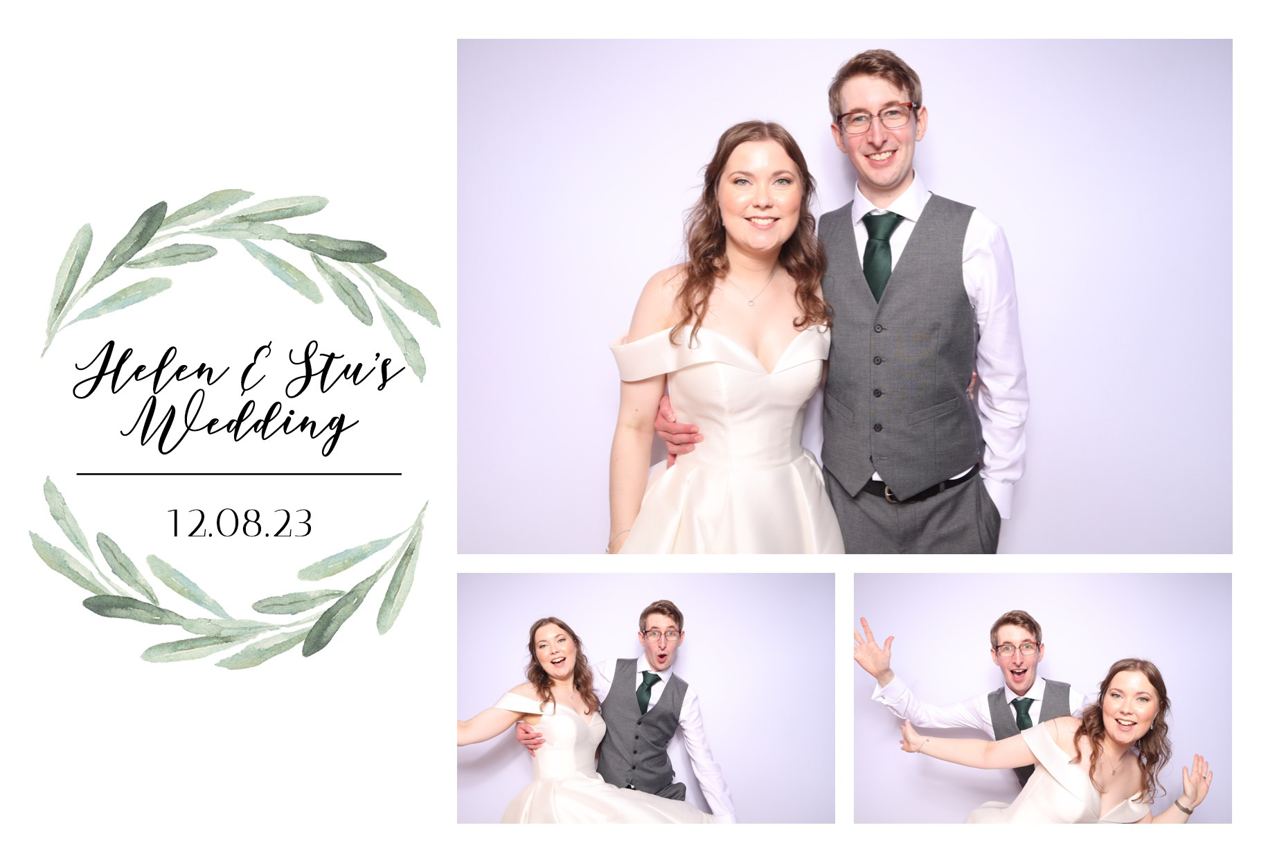 Helen & Stu | View more photos from the event at images.mobile-photo-booth.com/u/MobilePhotoBoothUK/Helen-Stu