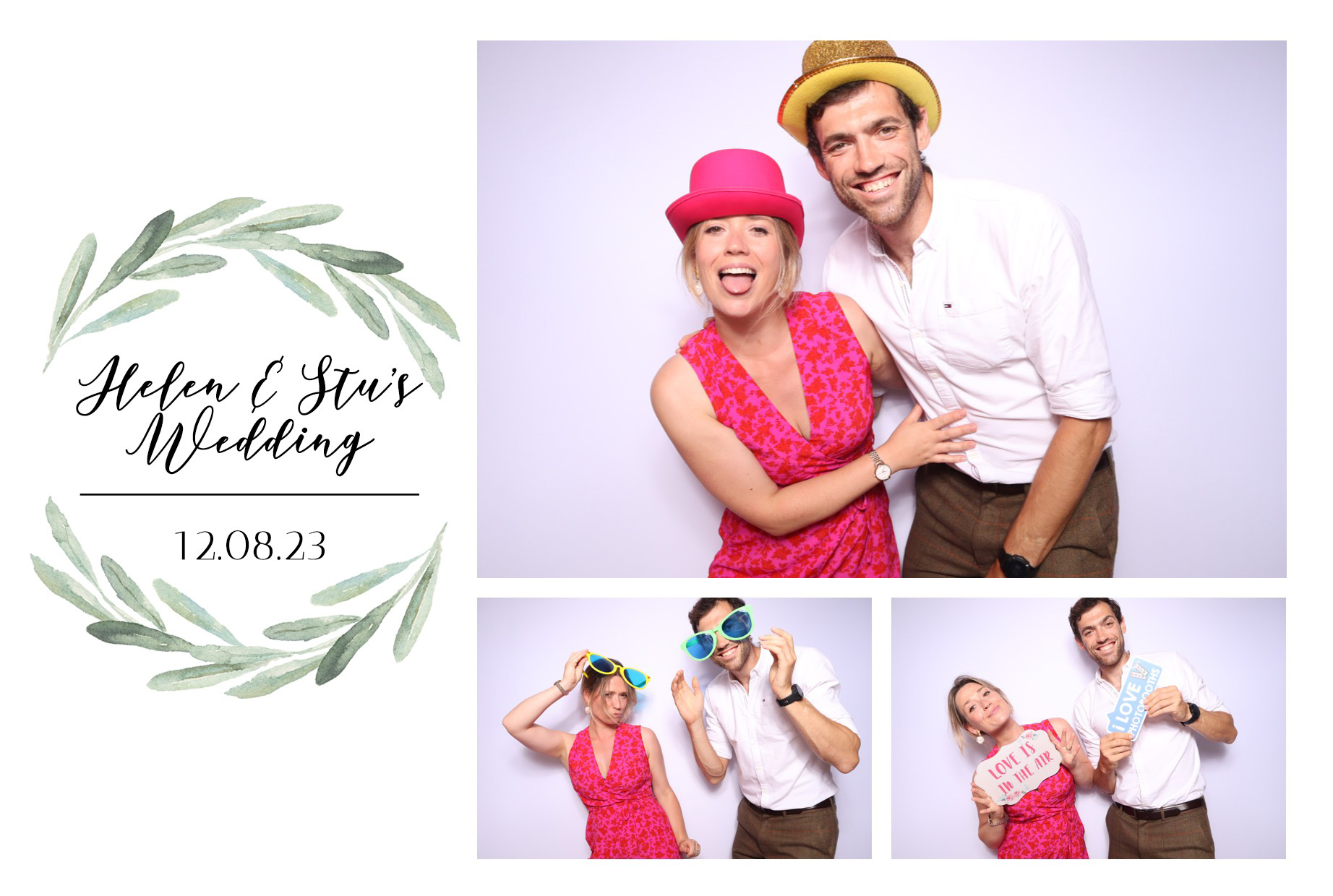 Helen & Stu | View more photos from the event at images.mobile-photo-booth.com/u/MobilePhotoBoothUK/Helen-Stu