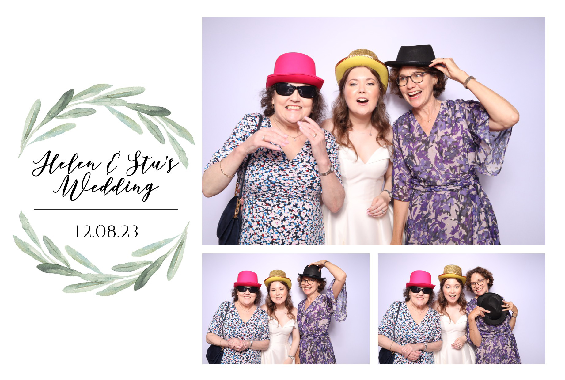 Helen & Stu | View more photos from the event at images.mobile-photo-booth.com/u/MobilePhotoBoothUK/Helen-Stu