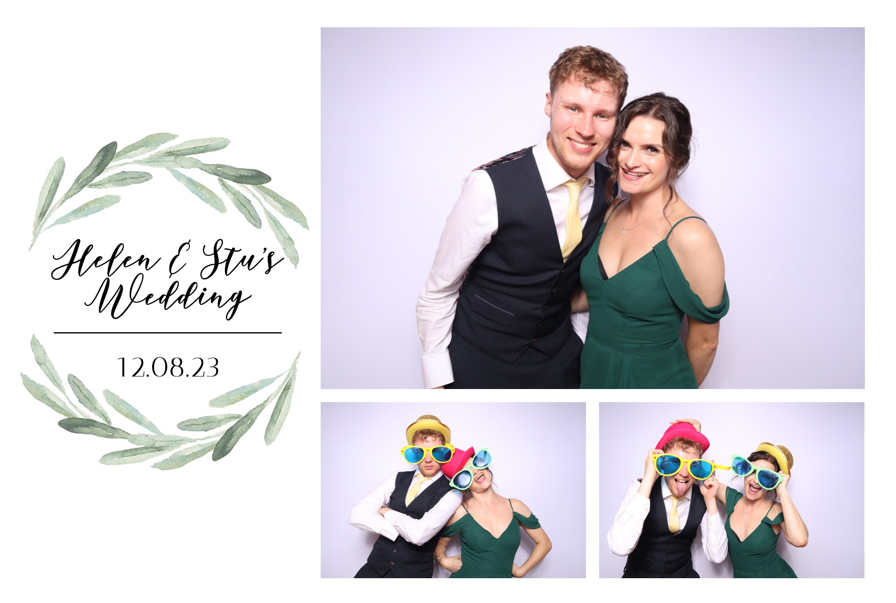 Helen & Stu | View more photos from the event at images.mobile-photo-booth.com/u/MobilePhotoBoothUK/Helen-Stu