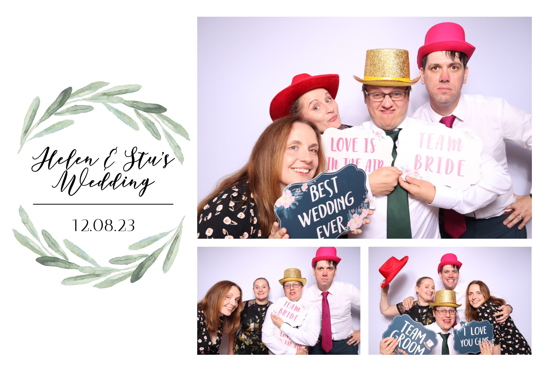 Helen & Stu | View more photos from the event at images.mobile-photo-booth.com/u/MobilePhotoBoothUK/Helen-Stu