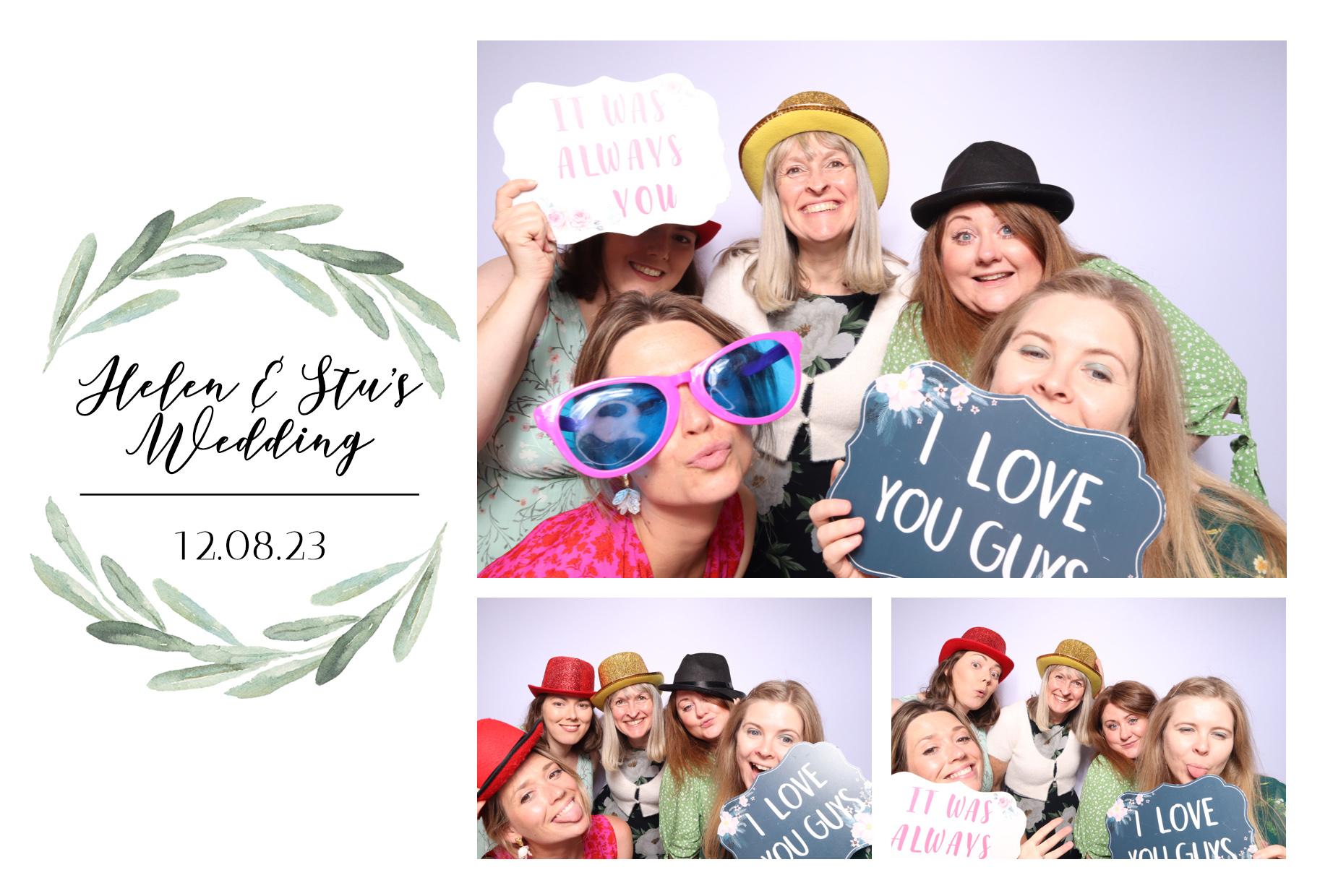 Helen & Stu | View more photos from the event at images.mobile-photo-booth.com/u/MobilePhotoBoothUK/Helen-Stu