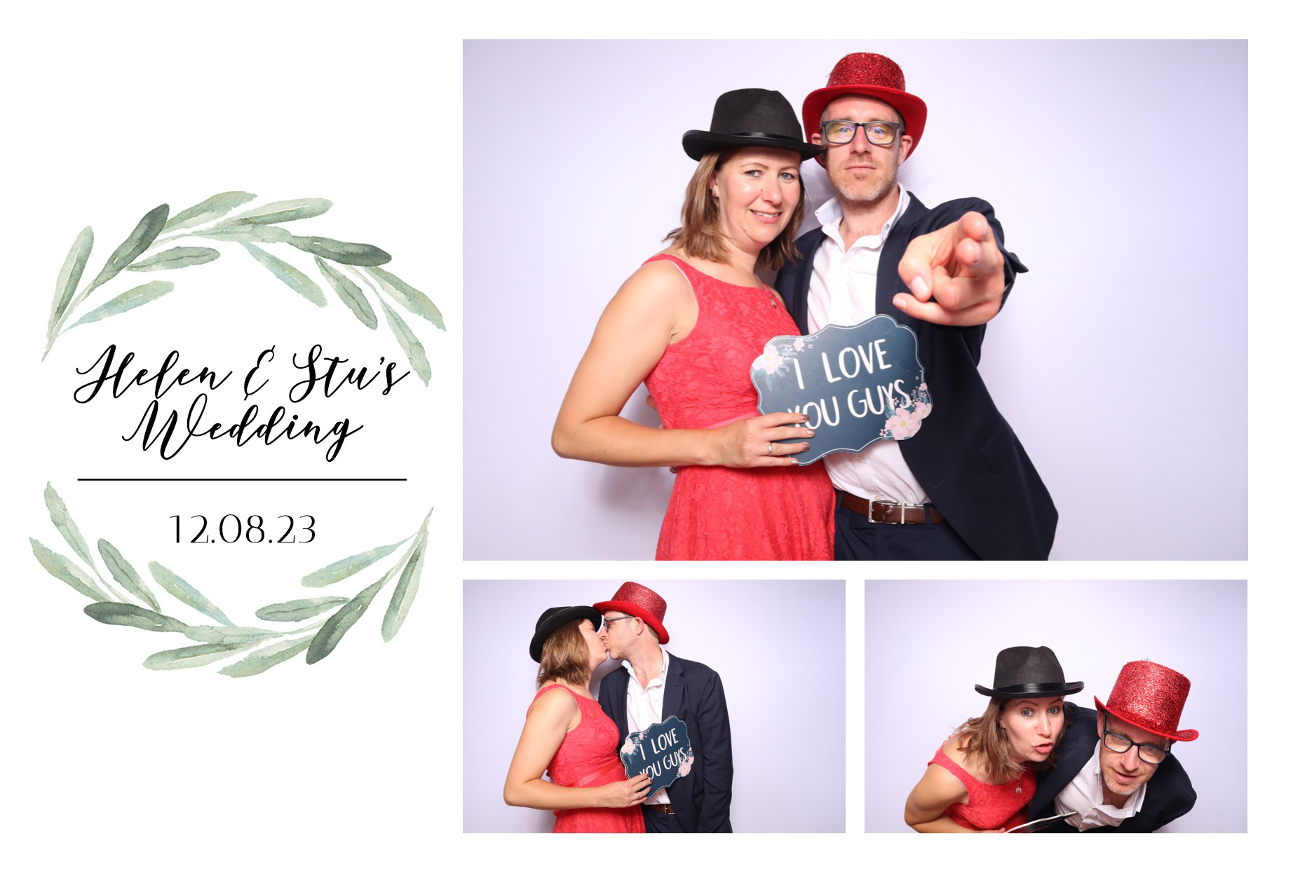Helen & Stu | View more photos from the event at images.mobile-photo-booth.com/u/MobilePhotoBoothUK/Helen-Stu
