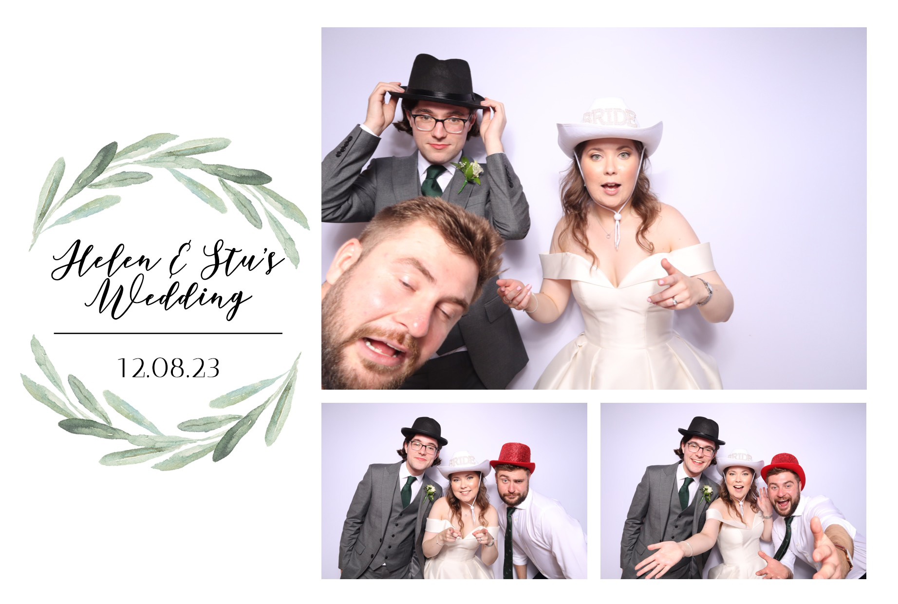 Helen & Stu | View more photos from the event at images.mobile-photo-booth.com/u/MobilePhotoBoothUK/Helen-Stu