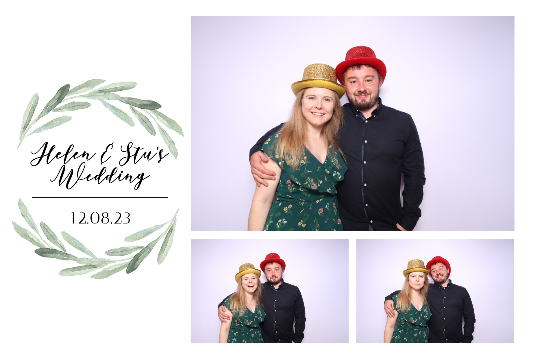 Helen & Stu | View more photos from the event at images.mobile-photo-booth.com/u/MobilePhotoBoothUK/Helen-Stu