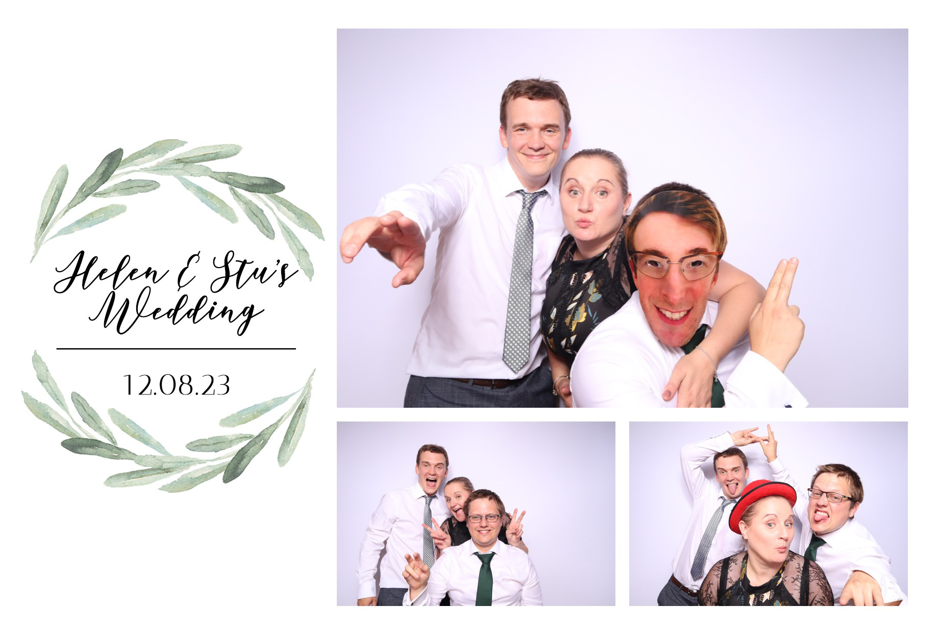 Helen & Stu | View more photos from the event at images.mobile-photo-booth.com/u/MobilePhotoBoothUK/Helen-Stu