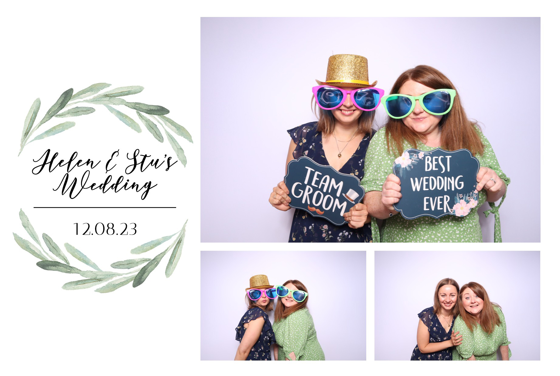 Helen & Stu | View more photos from the event at images.mobile-photo-booth.com/u/MobilePhotoBoothUK/Helen-Stu