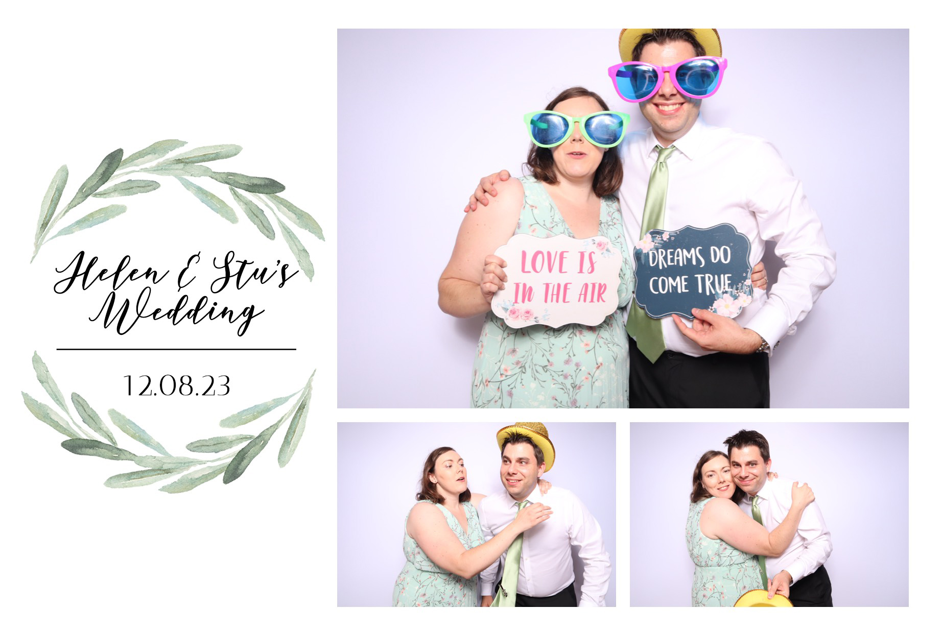Helen & Stu | View more photos from the event at images.mobile-photo-booth.com/u/MobilePhotoBoothUK/Helen-Stu
