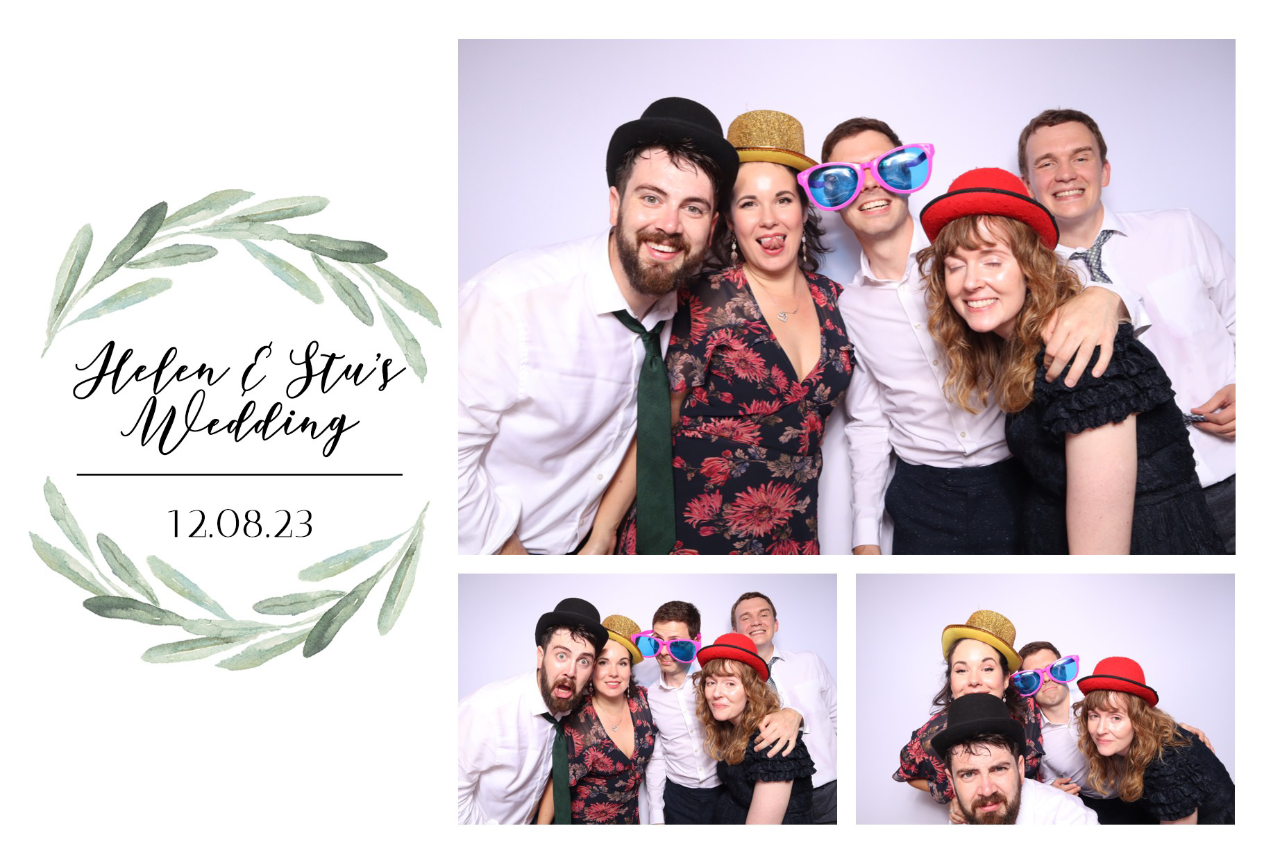 Helen & Stu | View more photos from the event at images.mobile-photo-booth.com/u/MobilePhotoBoothUK/Helen-Stu