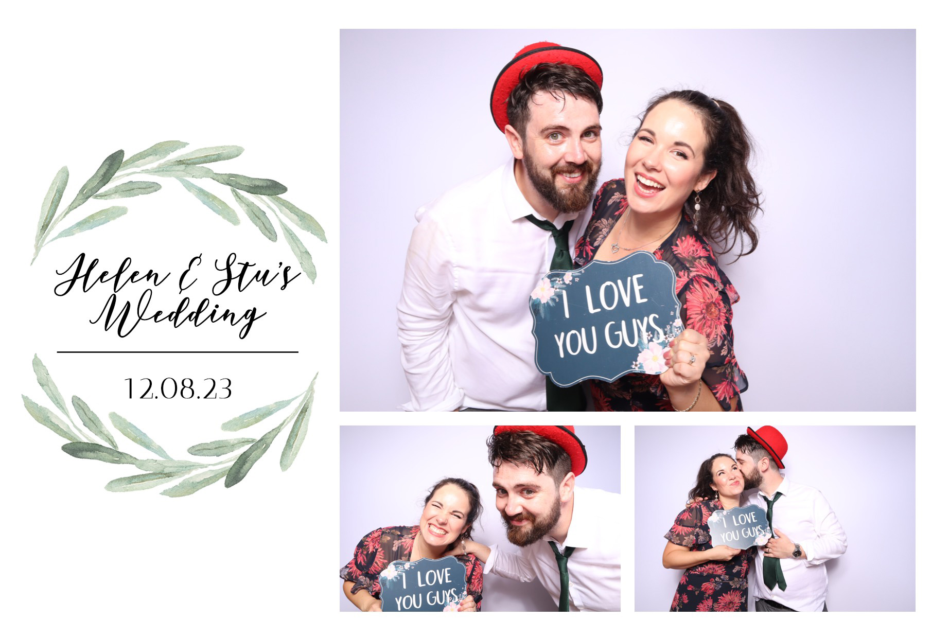 Helen & Stu | View more photos from the event at images.mobile-photo-booth.com/u/MobilePhotoBoothUK/Helen-Stu
