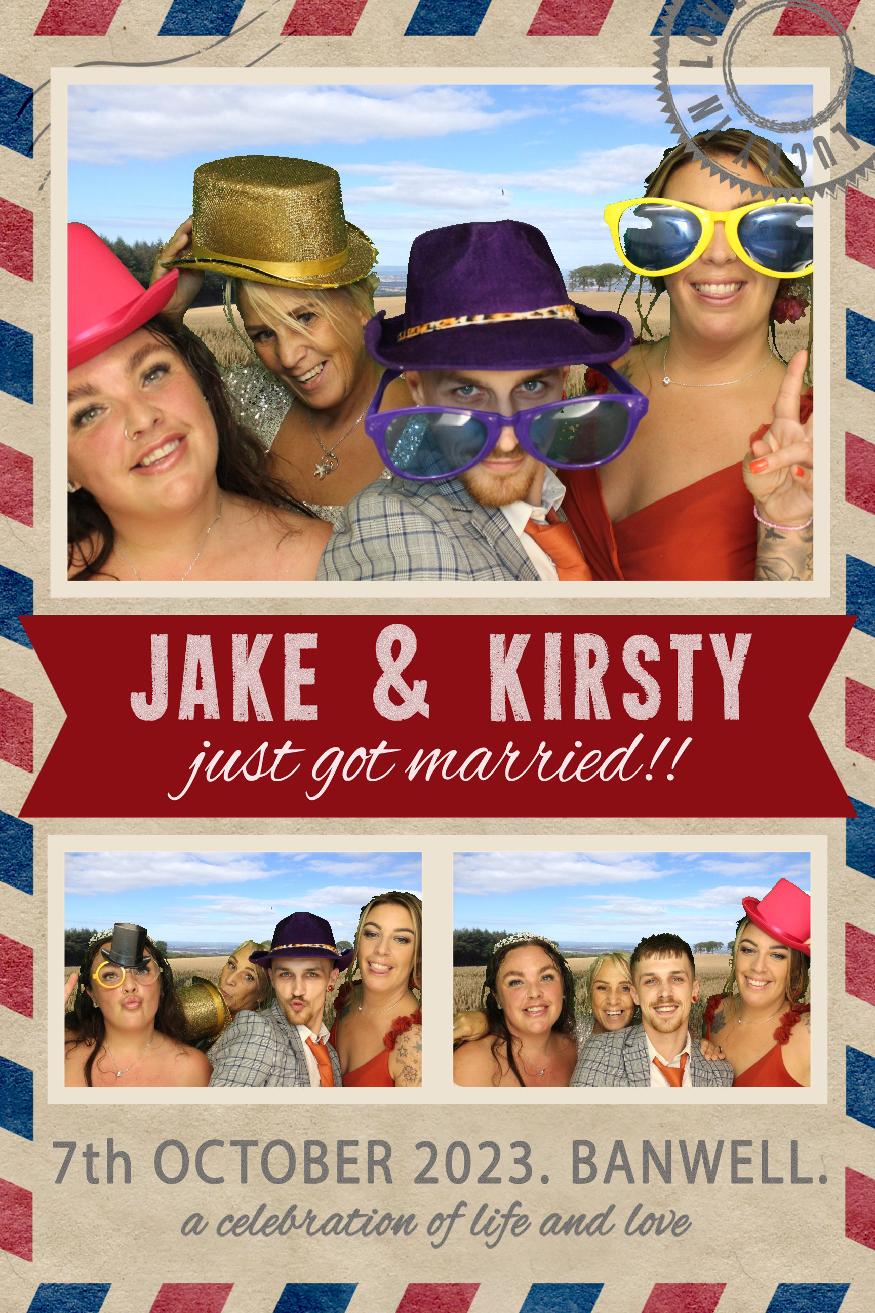 Jake & Kirsty | View more photos from the event at images.mobile-photo-booth.com/u/MobilePhotoBoothUK/Jake-Kirsty