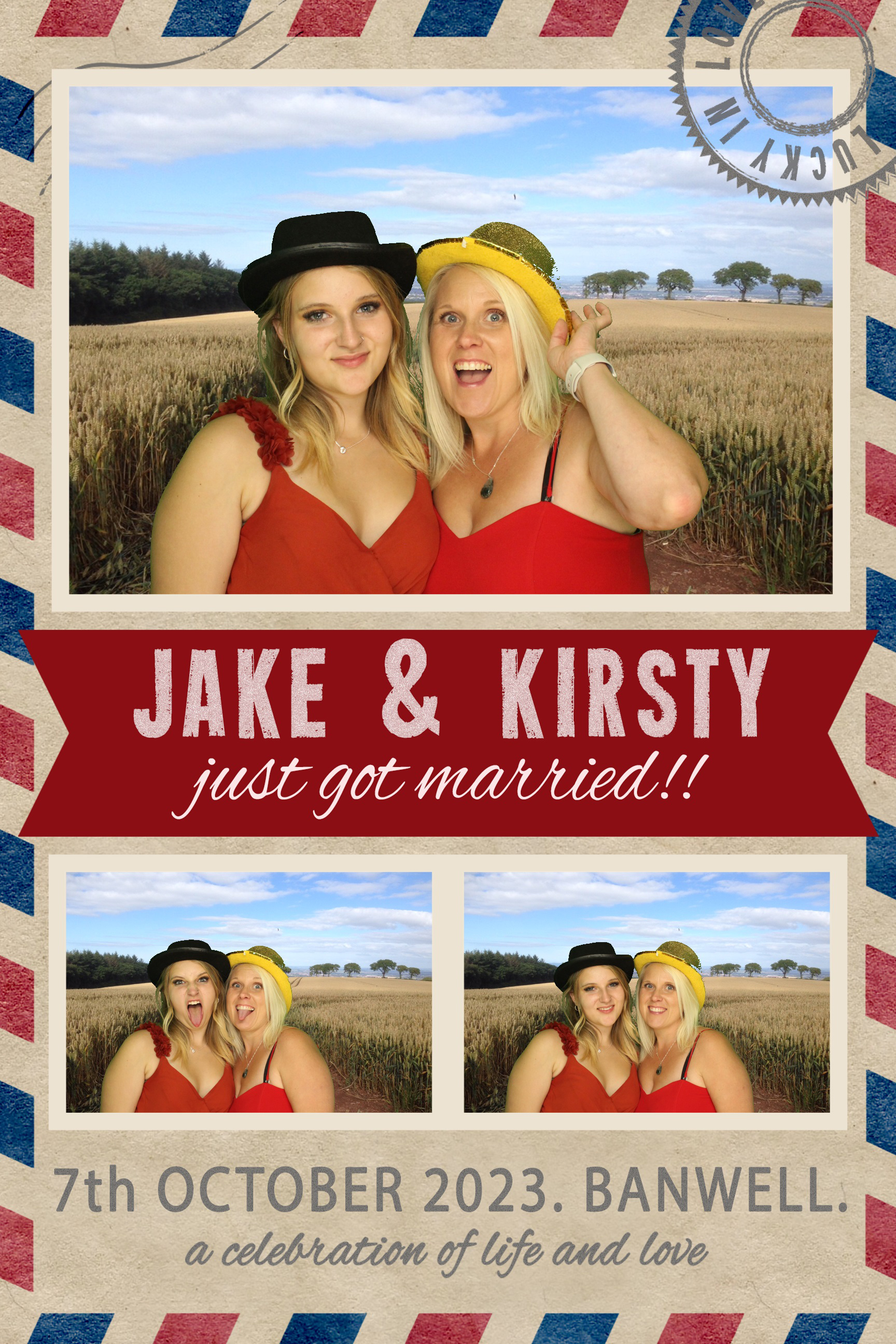 Jake & Kirsty | View more photos from the event at images.mobile-photo-booth.com/u/MobilePhotoBoothUK/Jake-Kirsty