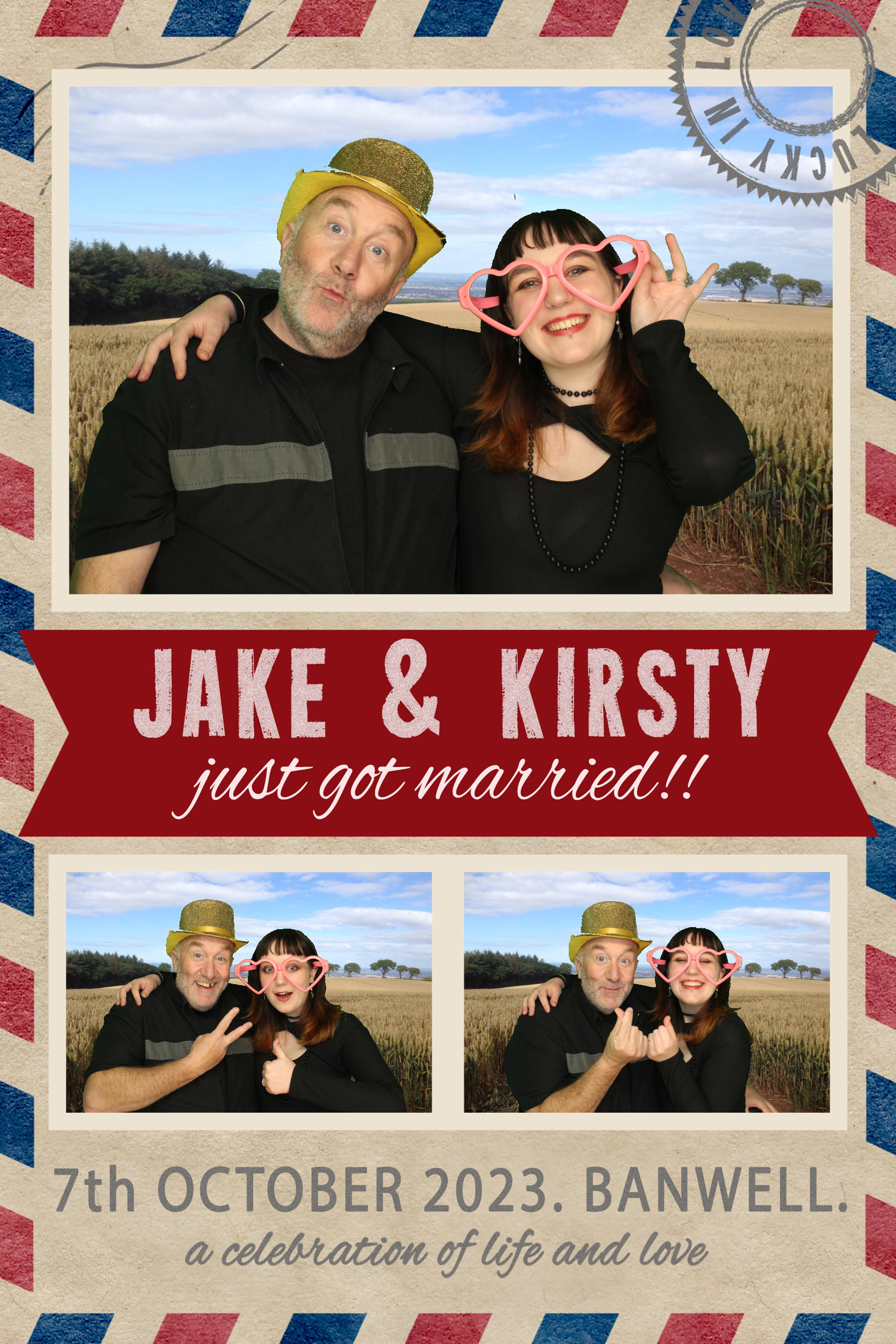 Jake & Kirsty | View more photos from the event at images.mobile-photo-booth.com/u/MobilePhotoBoothUK/Jake-Kirsty