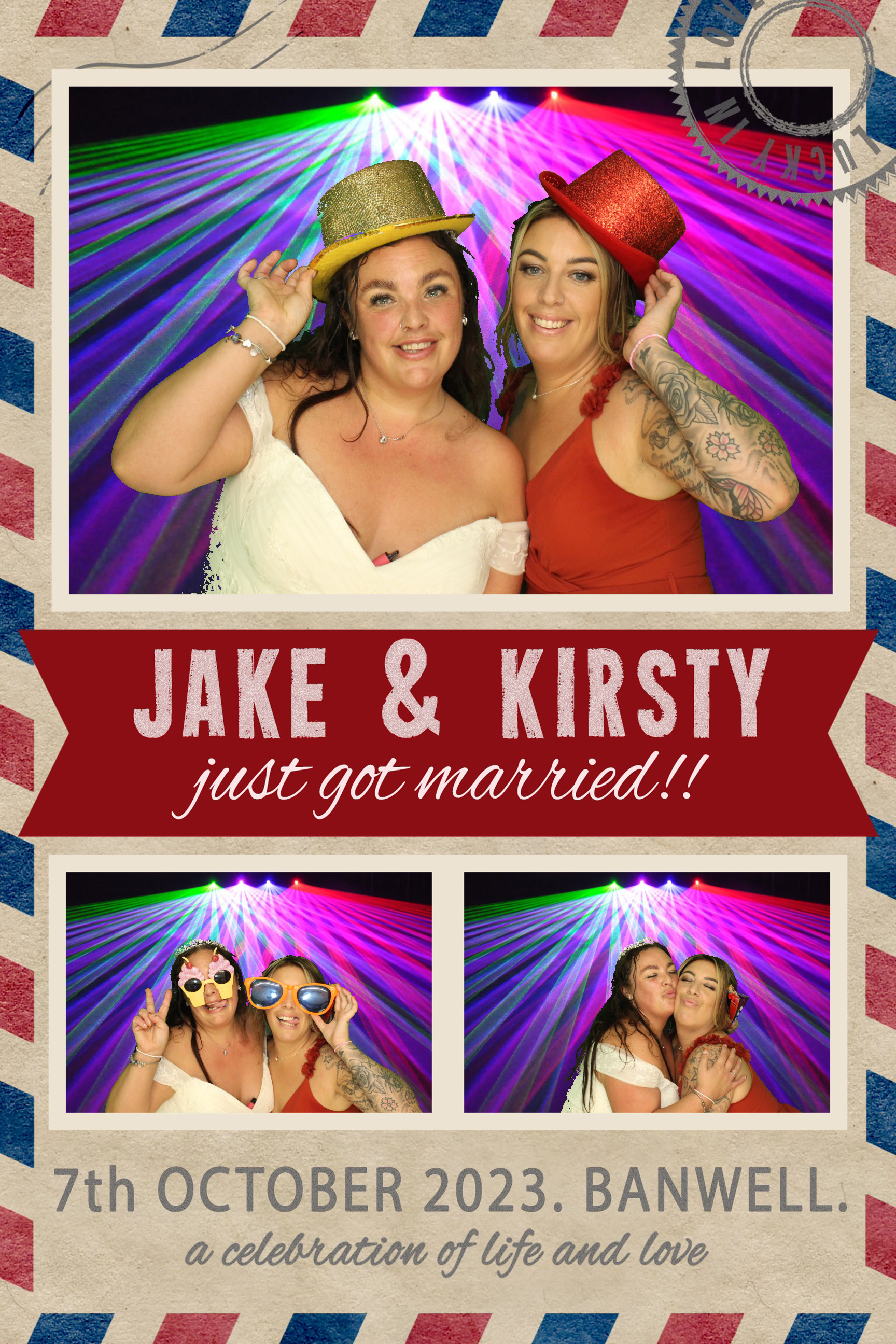 Jake & Kirsty | View more photos from the event at images.mobile-photo-booth.com/u/MobilePhotoBoothUK/Jake-Kirsty
