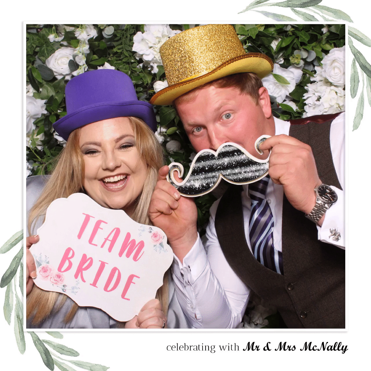 McNally Wedding | View more photos from the event at images.mobile-photo-booth.com/u/MobilePhotoBoothUK/McNally-Wedding