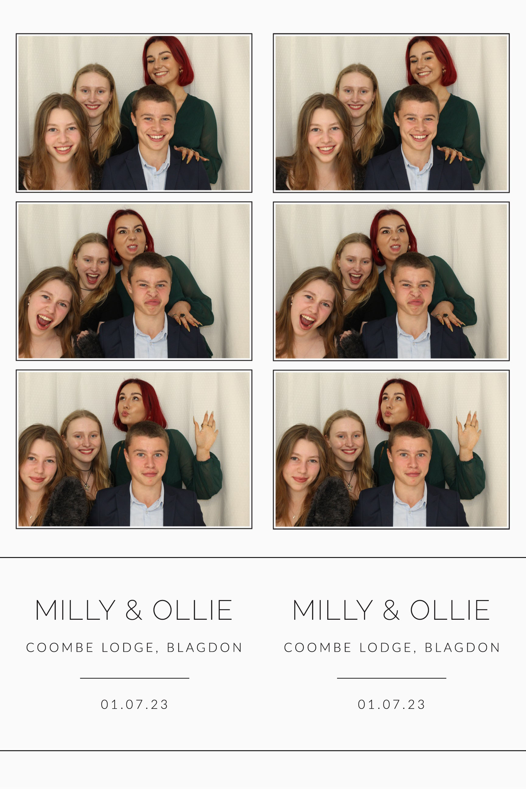 Milly & Ollie | View more photos from the event at images.mobile-photo-booth.com/u/MobilePhotoBoothUK/Milly-Ollie