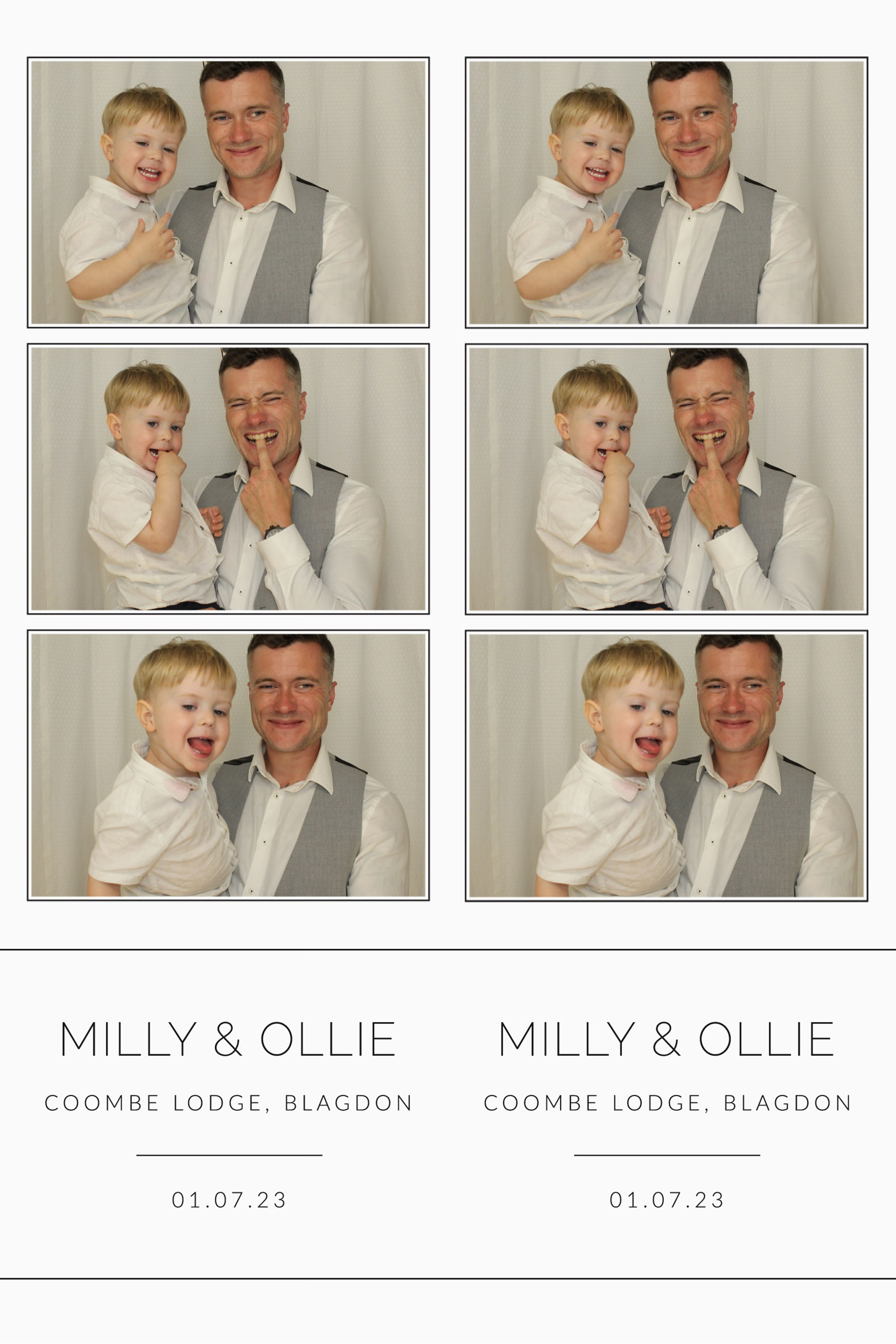 Milly & Ollie | View more photos from the event at images.mobile-photo-booth.com/u/MobilePhotoBoothUK/Milly-Ollie