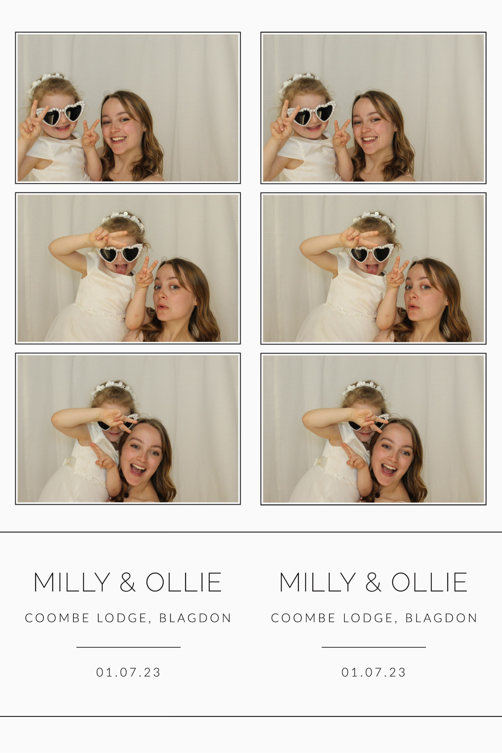 Milly & Ollie | View more photos from the event at images.mobile-photo-booth.com/u/MobilePhotoBoothUK/Milly-Ollie