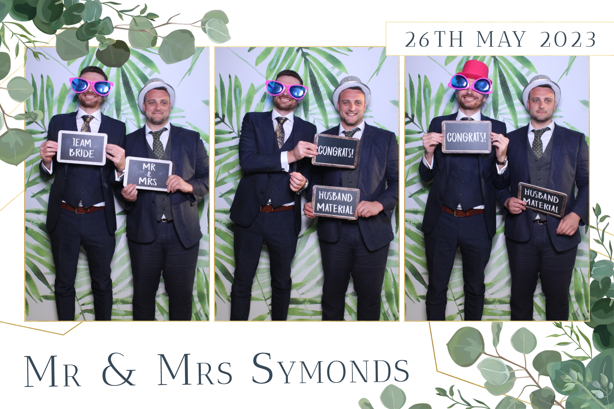 Mr & Mrs Symonds | View more photos from the event at images.mobile-photo-booth.com/u/MobilePhotoBoothUK/Mr-Mrs-Symonds