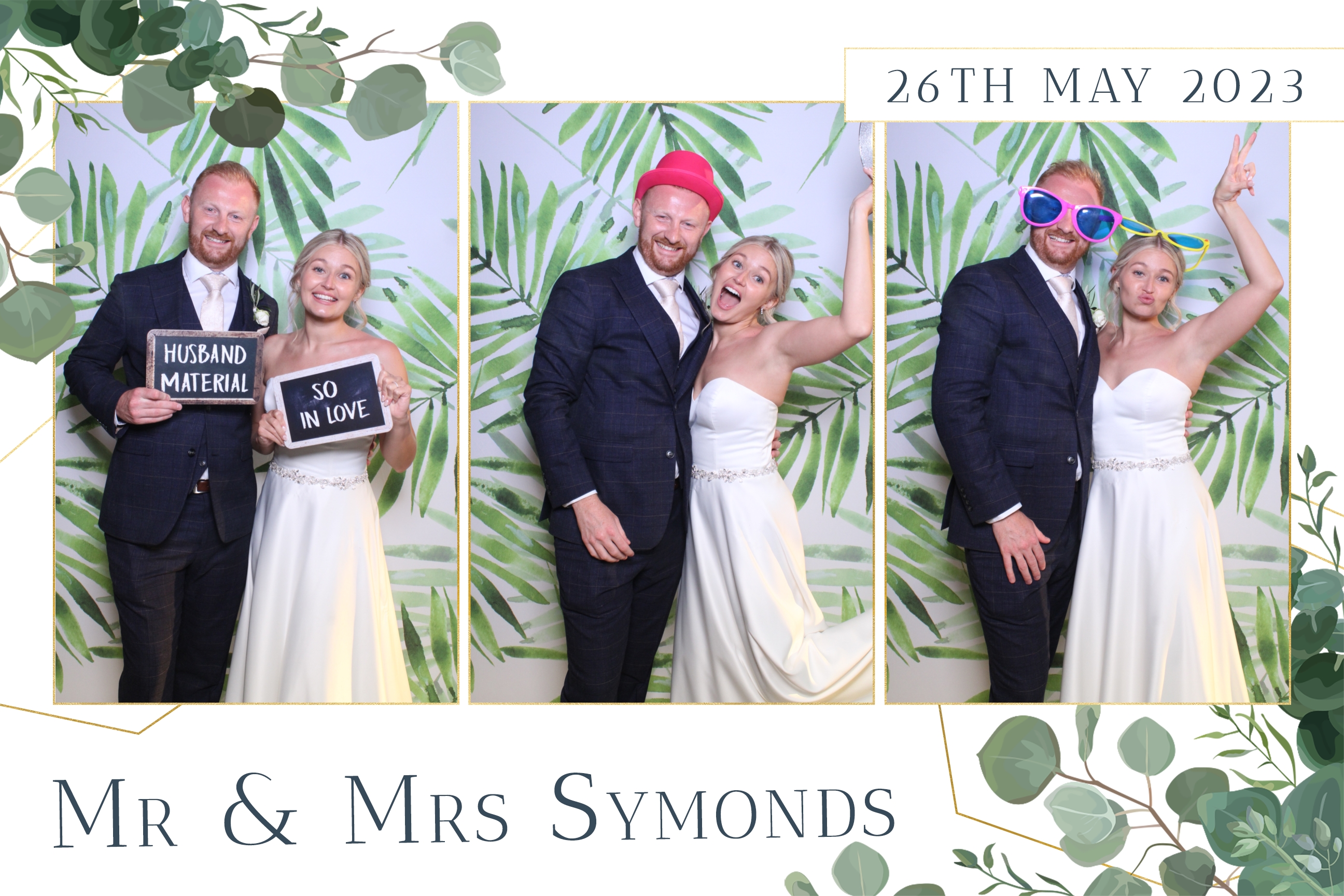 Mr & Mrs Symonds | View more photos from the event at images.mobile-photo-booth.com/u/MobilePhotoBoothUK/Mr-Mrs-Symonds