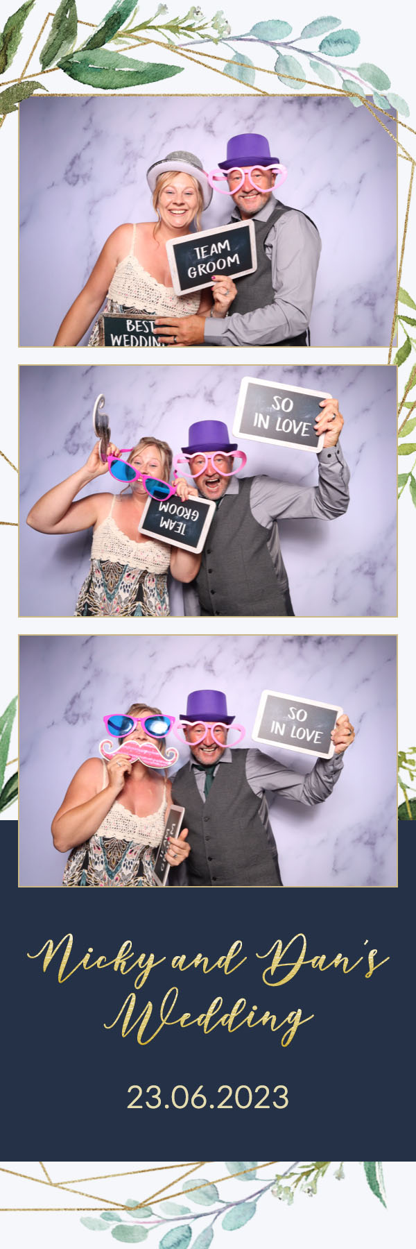 Nicky & Dan | View more photos from the event at images.mobile-photo-booth.com/u/MobilePhotoBoothUK/Nicky-Dan