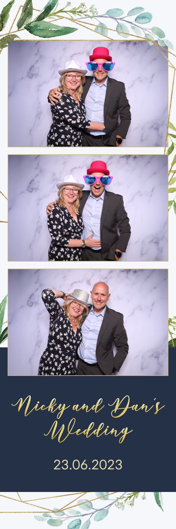 Nicky & Dan | View more photos from the event at images.mobile-photo-booth.com/u/MobilePhotoBoothUK/Nicky-Dan