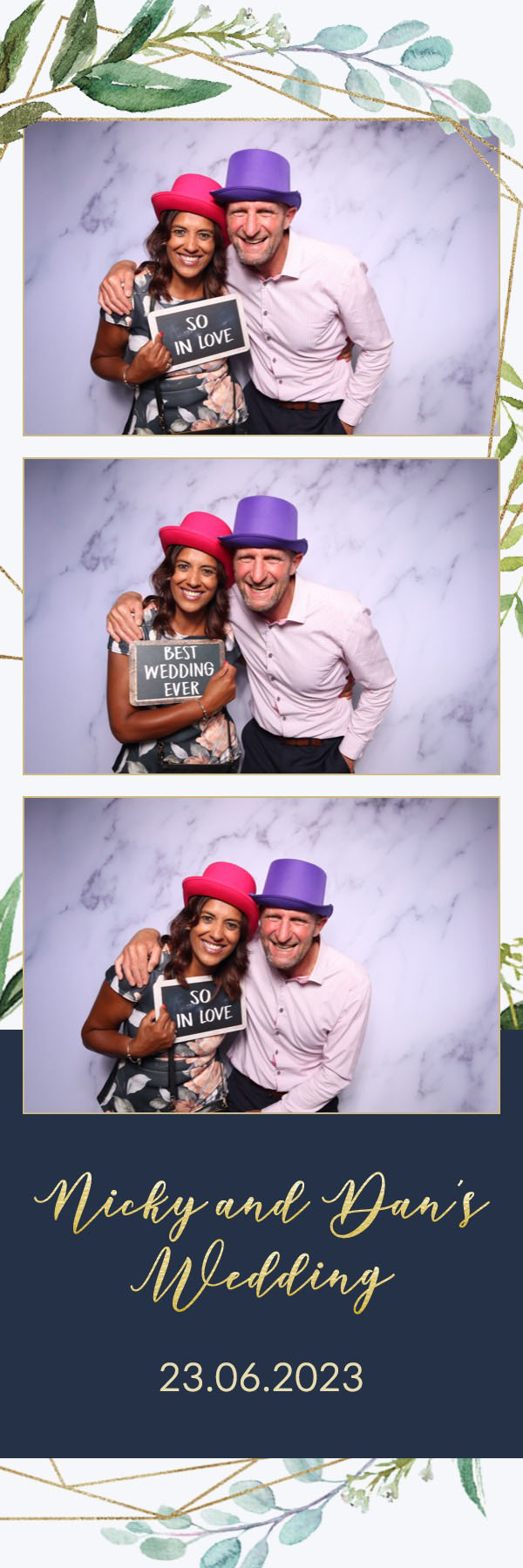Nicky & Dan | View more photos from the event at images.mobile-photo-booth.com/u/MobilePhotoBoothUK/Nicky-Dan