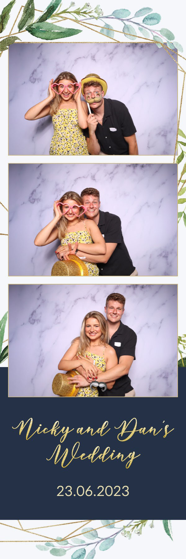 Nicky & Dan | View more photos from the event at images.mobile-photo-booth.com/u/MobilePhotoBoothUK/Nicky-Dan