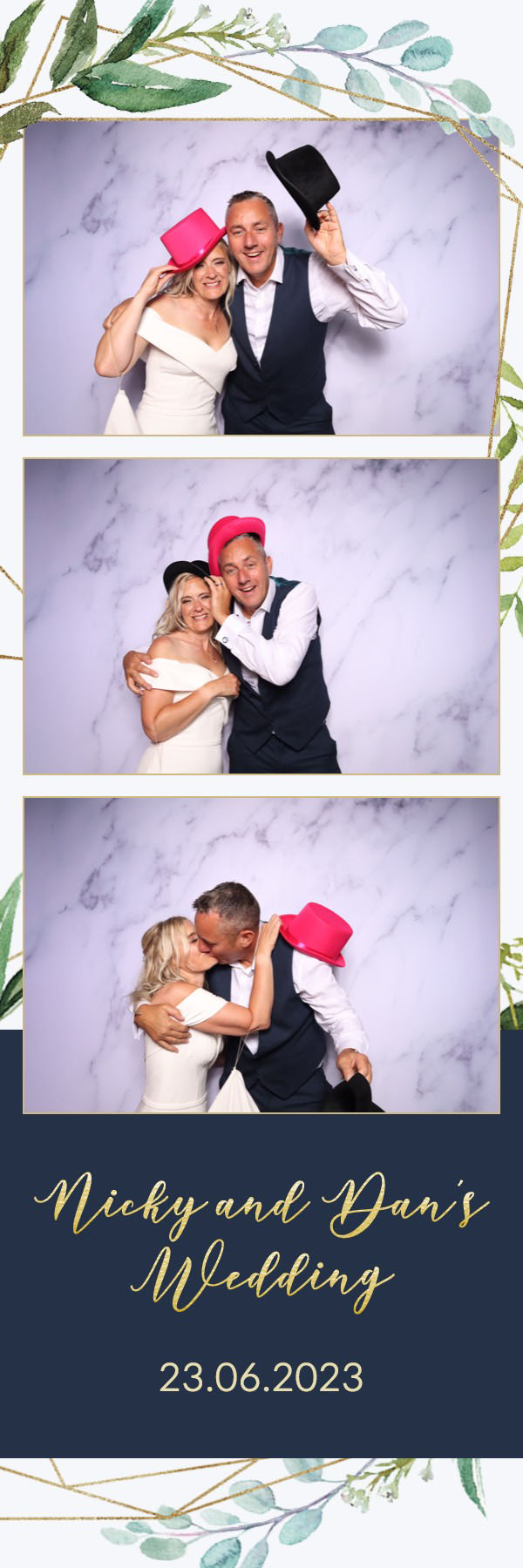 Nicky & Dan | View more photos from the event at images.mobile-photo-booth.com/u/MobilePhotoBoothUK/Nicky-Dan