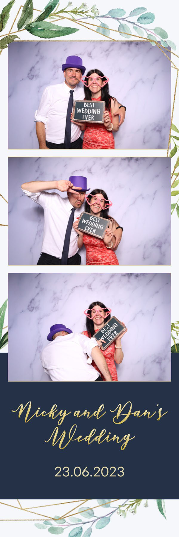 Nicky & Dan | View more photos from the event at images.mobile-photo-booth.com/u/MobilePhotoBoothUK/Nicky-Dan
