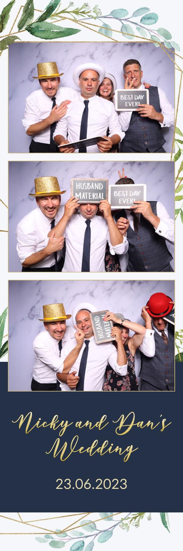 Nicky & Dan | View more photos from the event at images.mobile-photo-booth.com/u/MobilePhotoBoothUK/Nicky-Dan