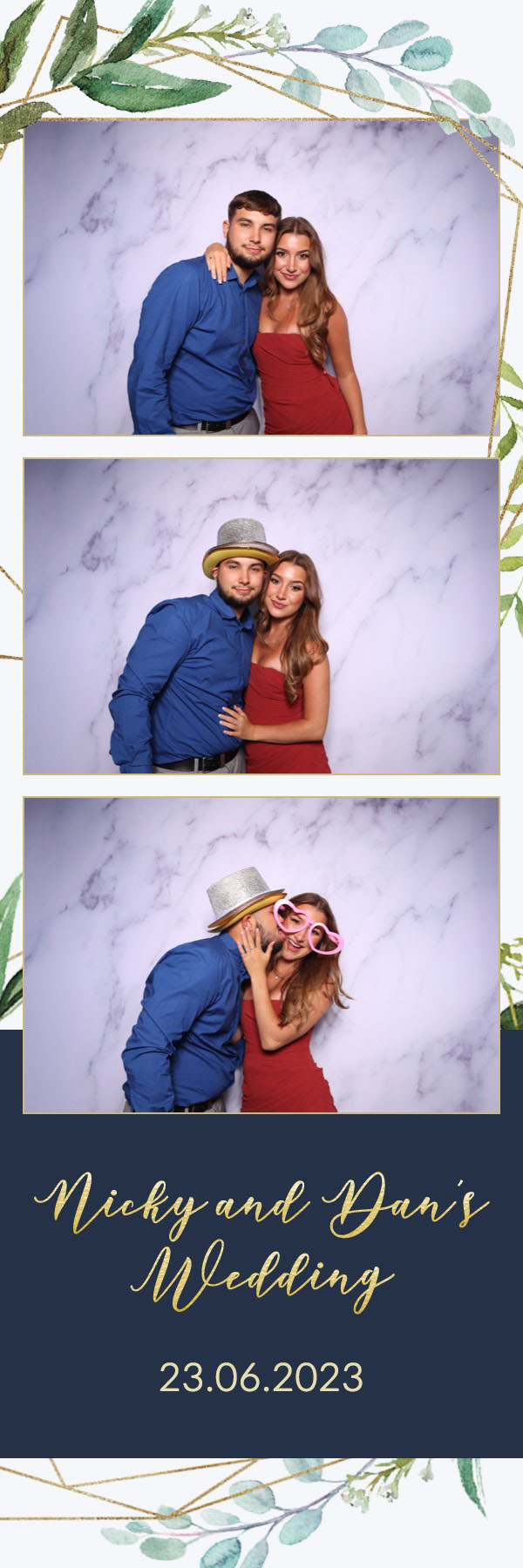 Nicky & Dan | View more photos from the event at images.mobile-photo-booth.com/u/MobilePhotoBoothUK/Nicky-Dan