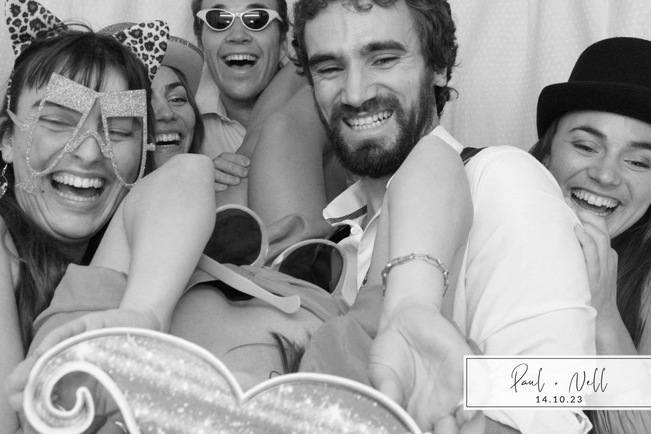 Paul & Nell | View more photos from the event at images.mobile-photo-booth.com/u/MobilePhotoBoothUK/Paul-Nell