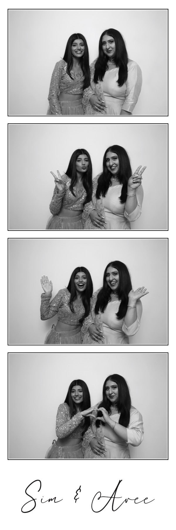 Sim & Avee | View more photos from the event at images.mobile-photo-booth.com/u/MobilePhotoBoothUK/Sim-Avee