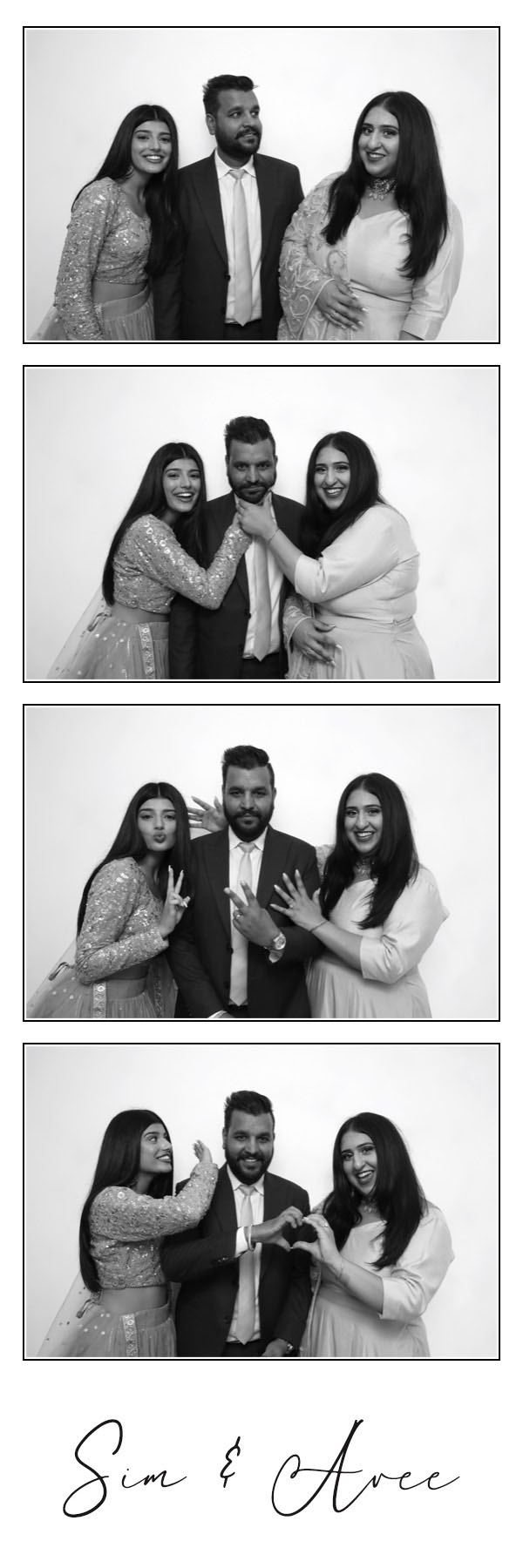 Sim & Avee | View more photos from the event at images.mobile-photo-booth.com/u/MobilePhotoBoothUK/Sim-Avee