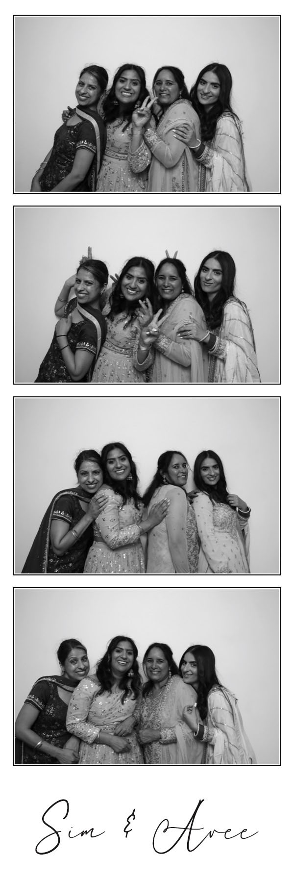 Sim & Avee | View more photos from the event at images.mobile-photo-booth.com/u/MobilePhotoBoothUK/Sim-Avee