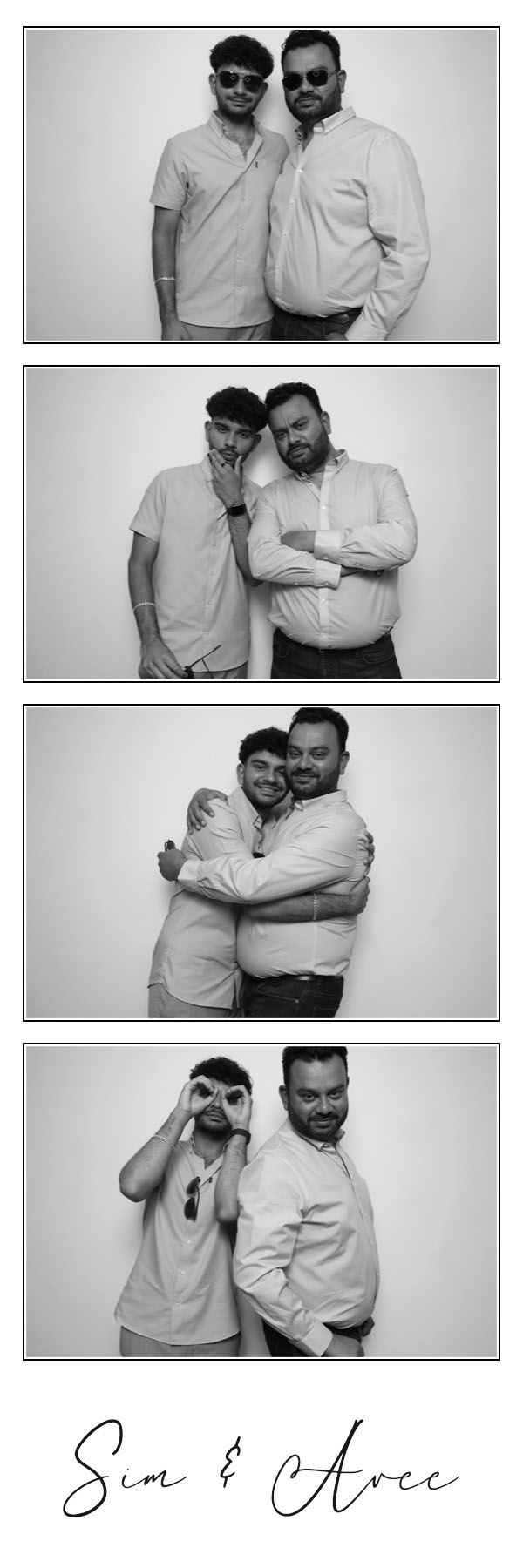 Sim & Avee | View more photos from the event at images.mobile-photo-booth.com/u/MobilePhotoBoothUK/Sim-Avee