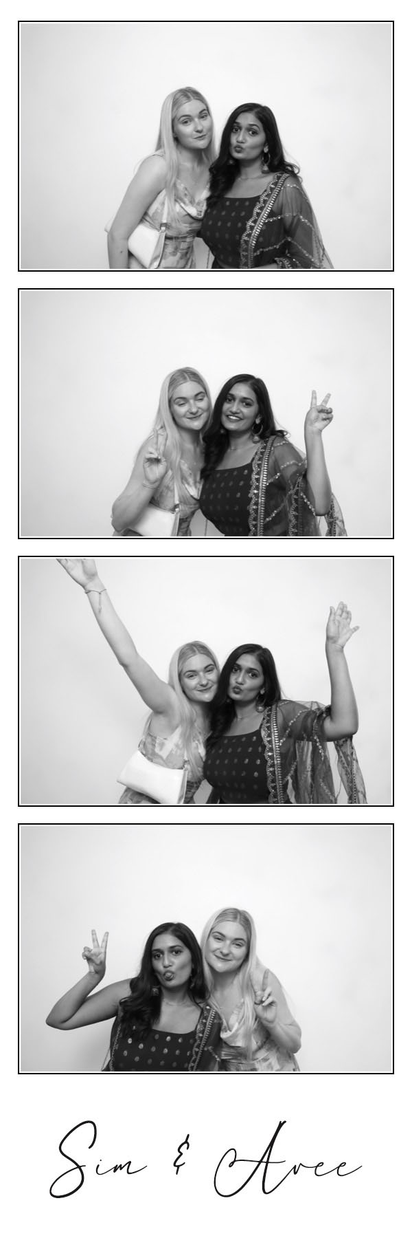 Sim & Avee | View more photos from the event at images.mobile-photo-booth.com/u/MobilePhotoBoothUK/Sim-Avee