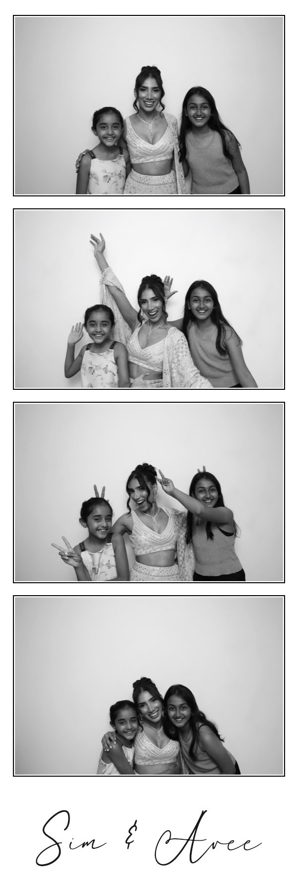 Sim & Avee | View more photos from the event at images.mobile-photo-booth.com/u/MobilePhotoBoothUK/Sim-Avee
