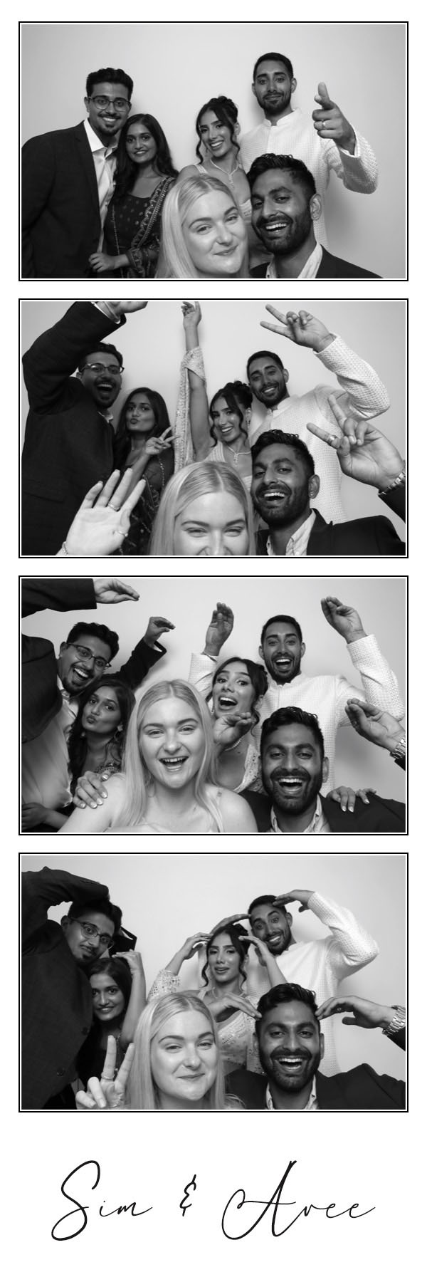 Sim & Avee | View more photos from the event at images.mobile-photo-booth.com/u/MobilePhotoBoothUK/Sim-Avee