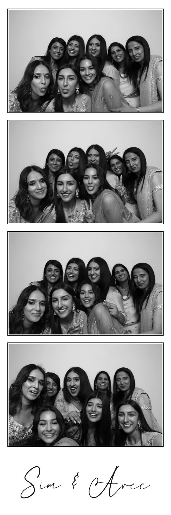 Sim & Avee | View more photos from the event at images.mobile-photo-booth.com/u/MobilePhotoBoothUK/Sim-Avee
