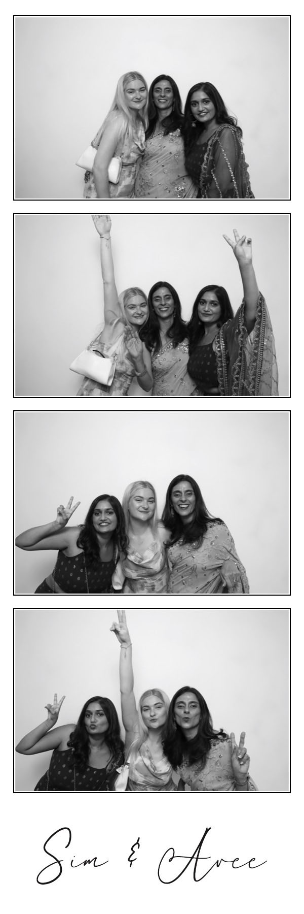 Sim & Avee | View more photos from the event at images.mobile-photo-booth.com/u/MobilePhotoBoothUK/Sim-Avee