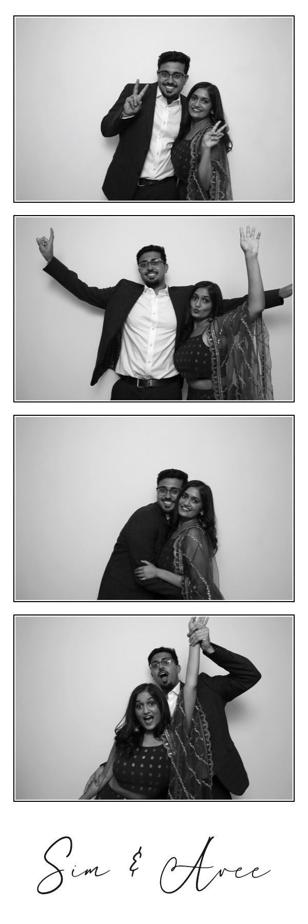 Sim & Avee | View more photos from the event at images.mobile-photo-booth.com/u/MobilePhotoBoothUK/Sim-Avee