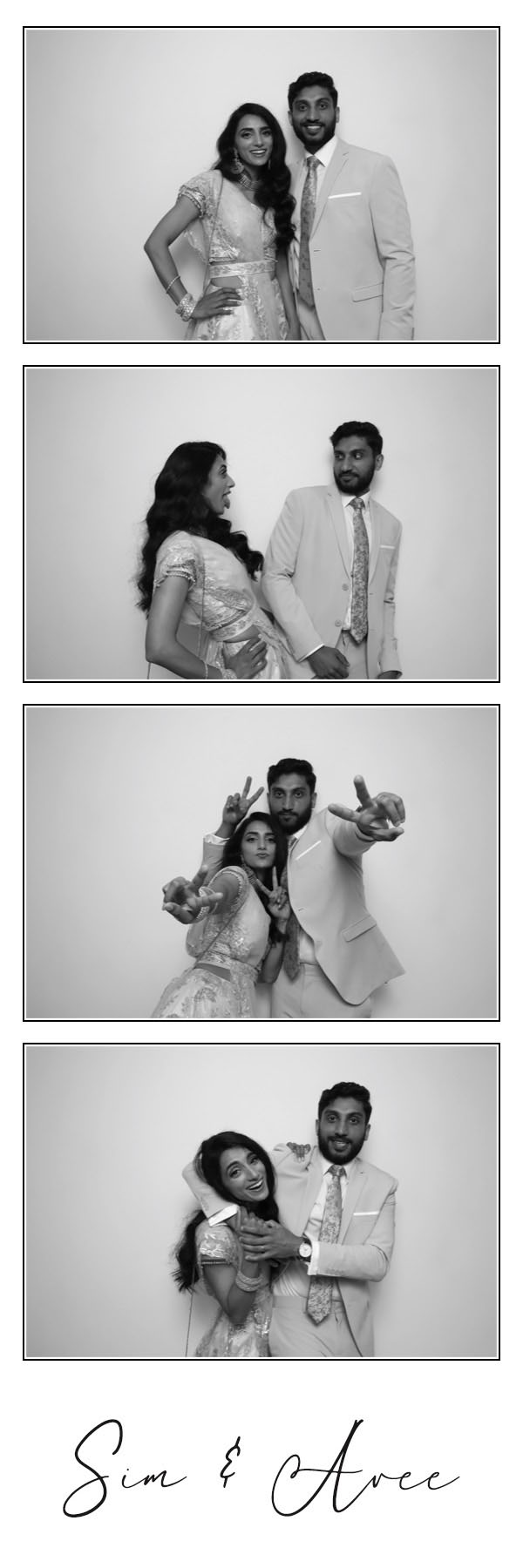 Sim & Avee | View more photos from the event at images.mobile-photo-booth.com/u/MobilePhotoBoothUK/Sim-Avee