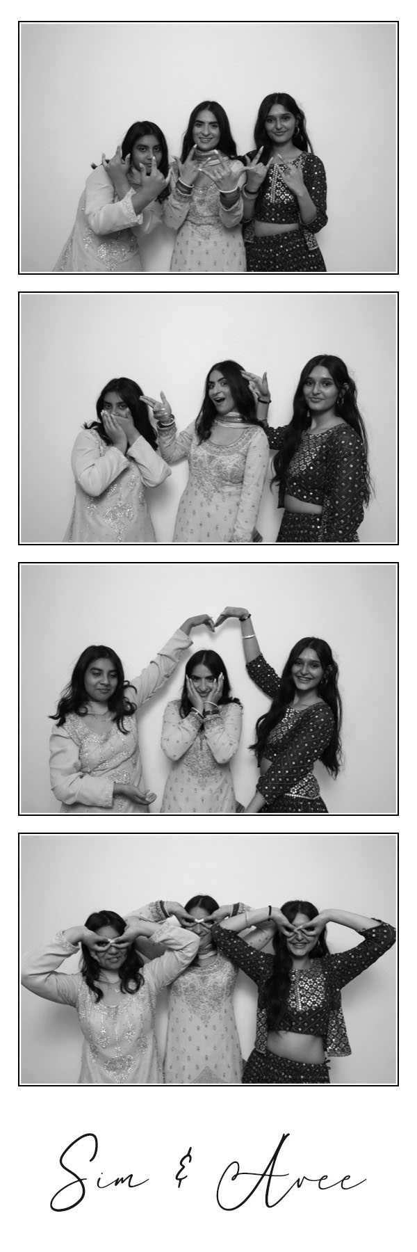 Sim & Avee | View more photos from the event at images.mobile-photo-booth.com/u/MobilePhotoBoothUK/Sim-Avee