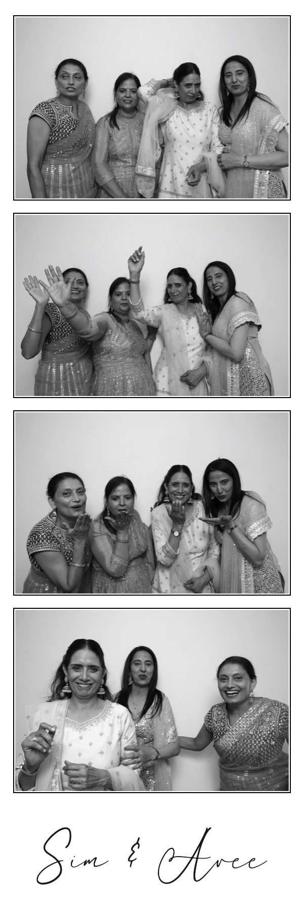 Sim & Avee | View more photos from the event at images.mobile-photo-booth.com/u/MobilePhotoBoothUK/Sim-Avee