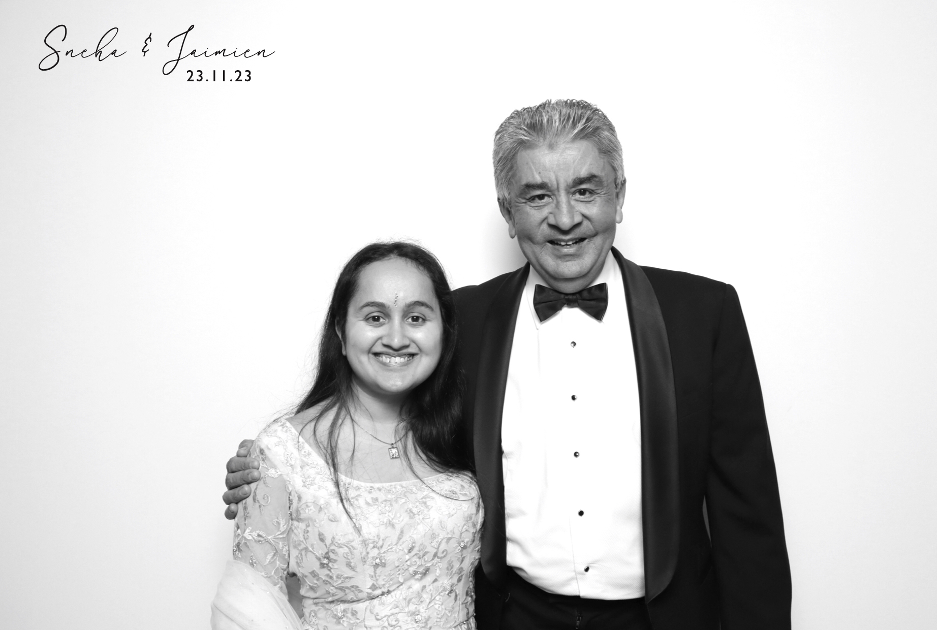 Sneha & Jaimien | View more photos from the event at images.mobile-photo-booth.com/u/MobilePhotoBoothUK/Sneha-Jaimien
